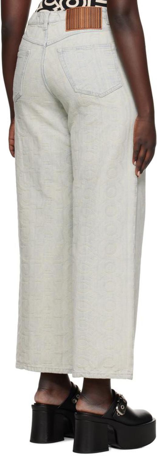 Blue 'The Monogram' Jeans