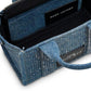 The Crystal Denim Small Tote Bag