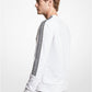 Logo Tape Cotton Blend Sweatshirt