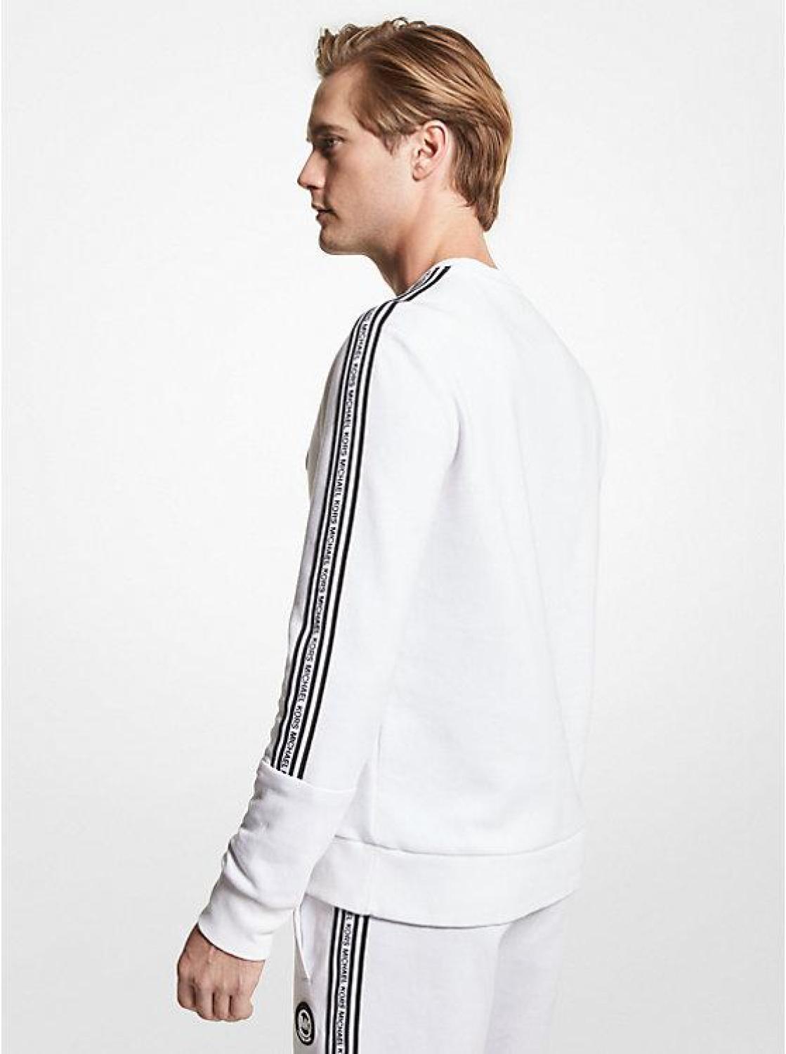 Logo Tape Cotton Blend Sweatshirt