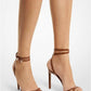 Chrissy Crocodile Embossed Leather Sandal
