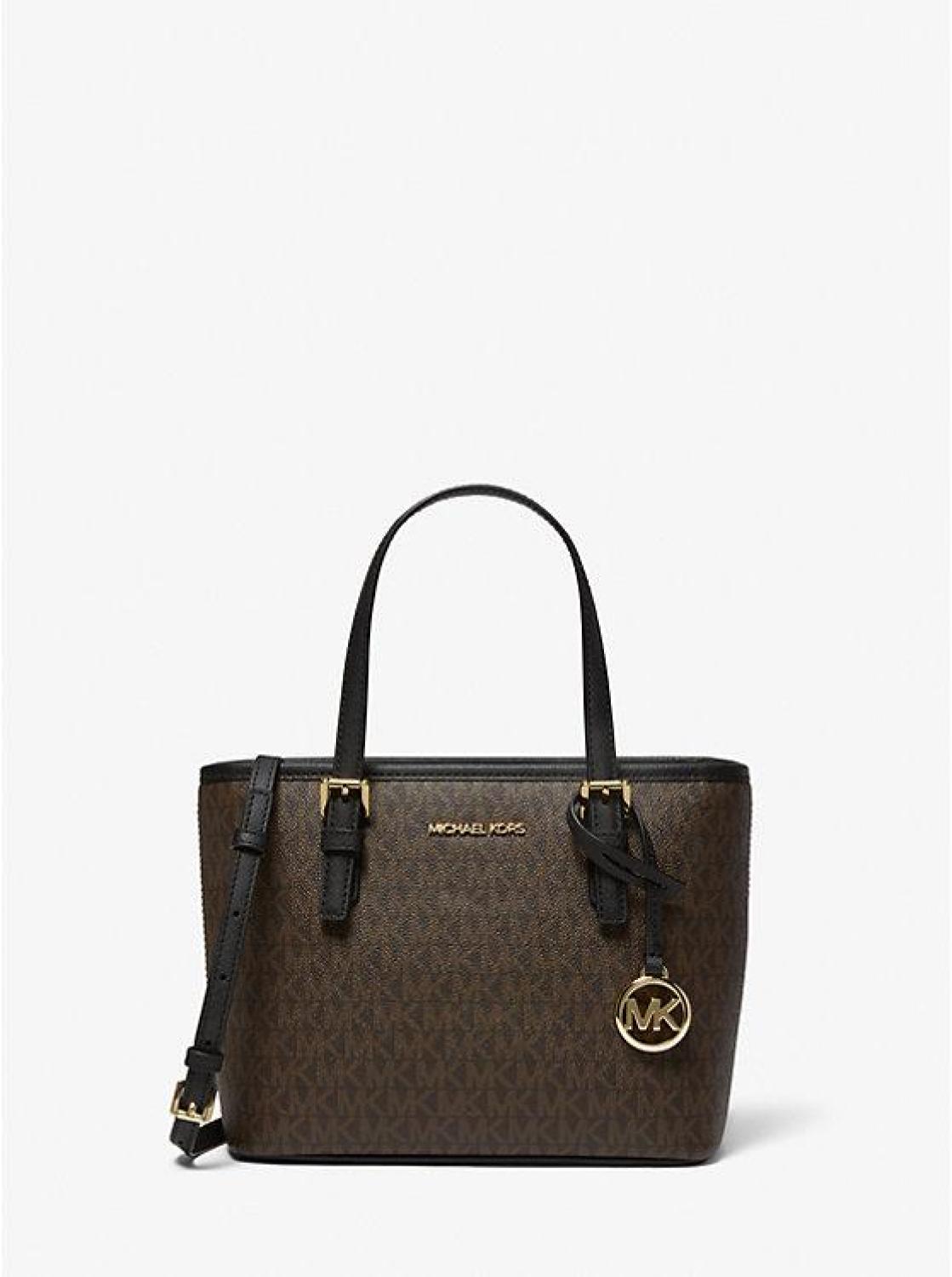Jet Set Travel Extra-Small Logo Top-Zip Tote Bag