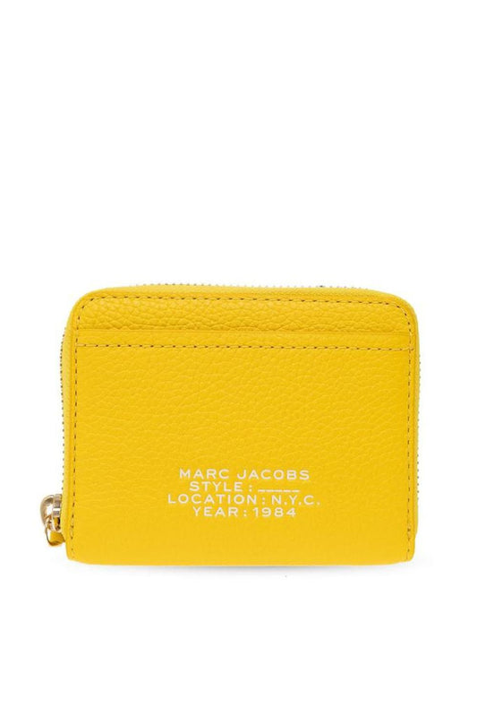 Marc Jacobs Logo Embossed Zip-Around Wallet