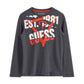 Big Boys Cotton Screen Print Logo Long Sleeve T-shirt