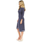 MICHAEL Dot-Print Asymmetrical-Hem Wrap-Front Midi Dress, Regular & Petite