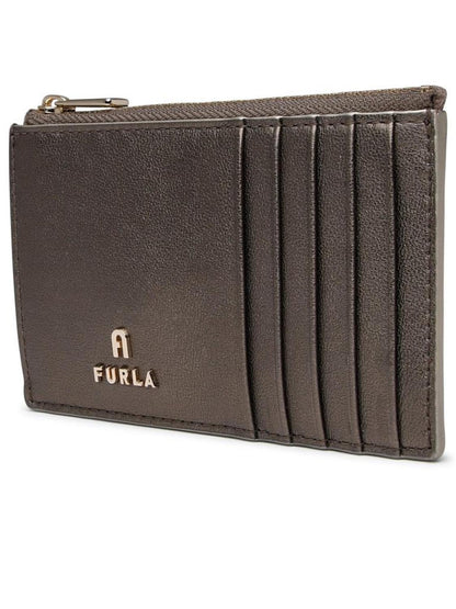 Furla Logo Plaque Zipped Card Holder
