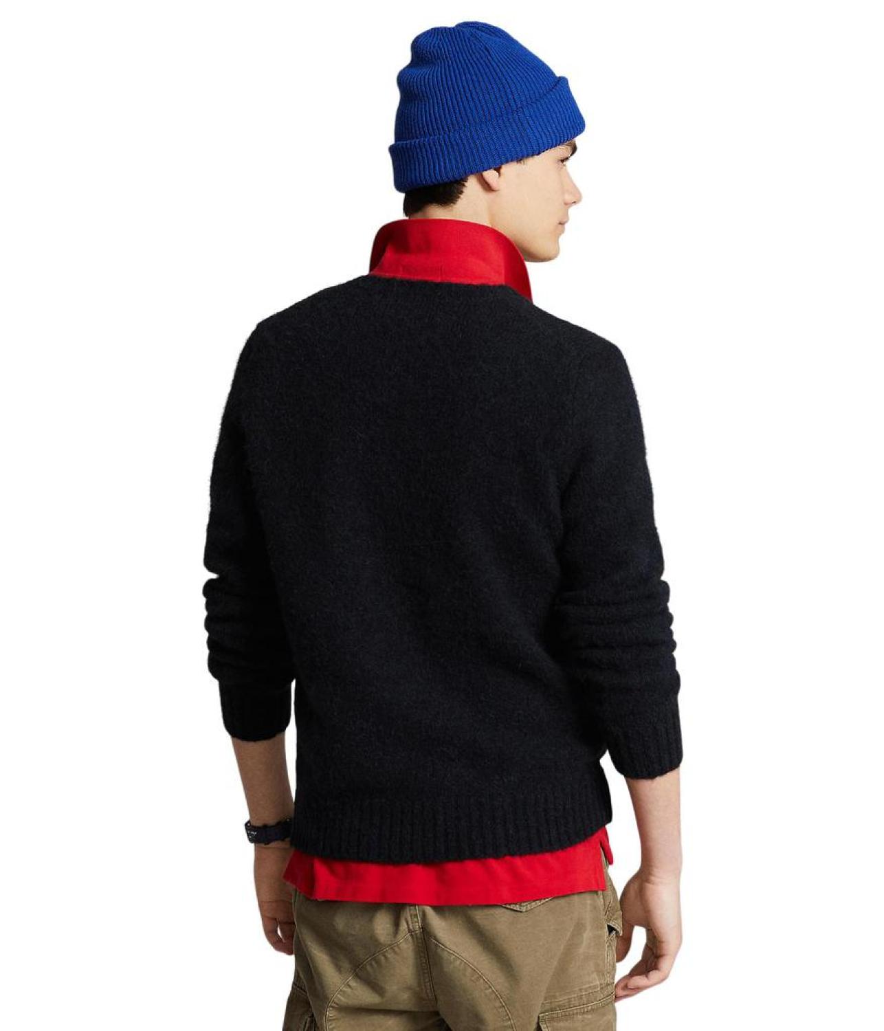 Textured Crew Neck Sweater