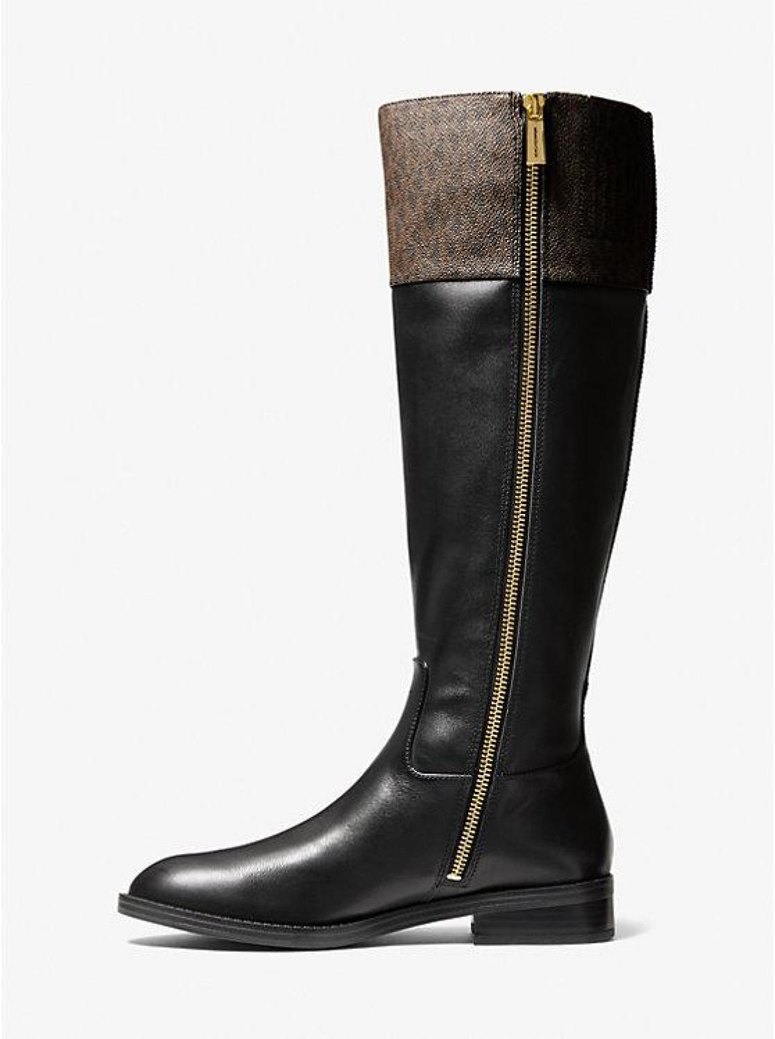 Parker Logo and Leather Boot