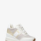 Mabel Glitter Chain Mesh Trainer