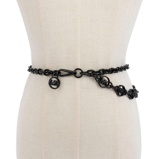 Women's Logo Charm Chain Belt