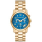 Women's Runway Quartz Chronograph Gold-Tone Stainless Steel Watch 38mm