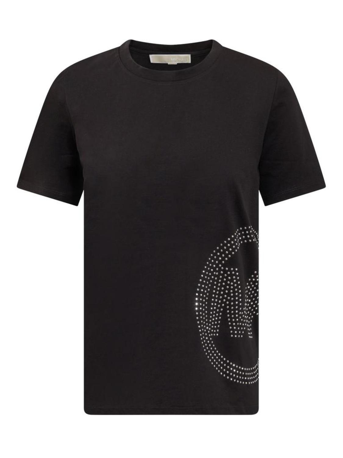 Michael Michael Kors Logo Embellished Crewneck T-Shirt