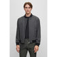 Slim-fit jacket with two-way front zip