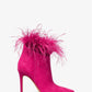 Whitby Feather Trim Suede Ankle Boot