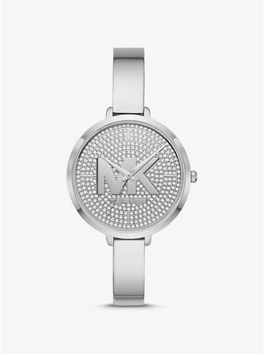 Charley Pavé Silver-Tone Watch