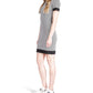 Petite Block Mini Short Sleeve Dress