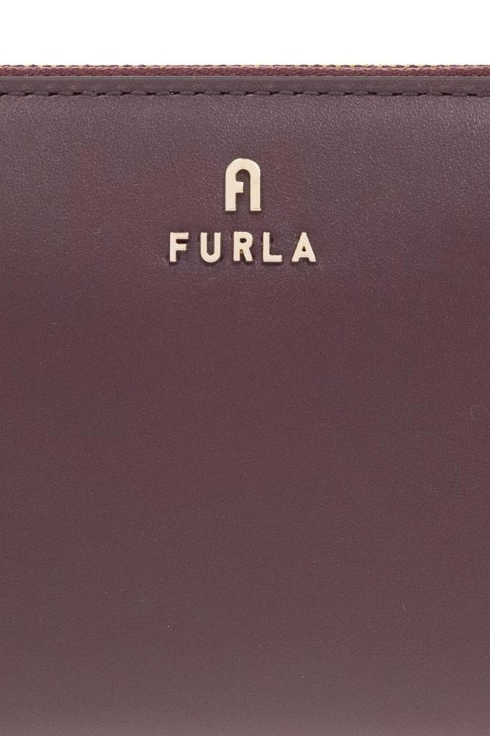 Furla Logo Lettering Zip-Around Wallet