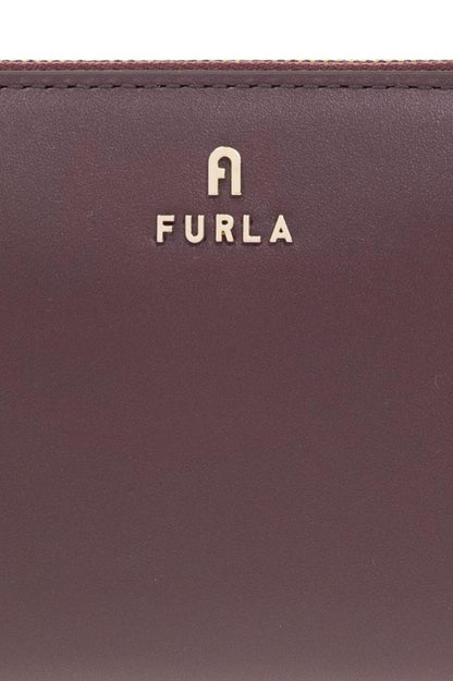 Furla Logo Lettering Zip-Around Wallet