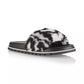The Monogram Teddy Slides