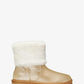 Julia Faux Fur Trim Metallic Leather Boot