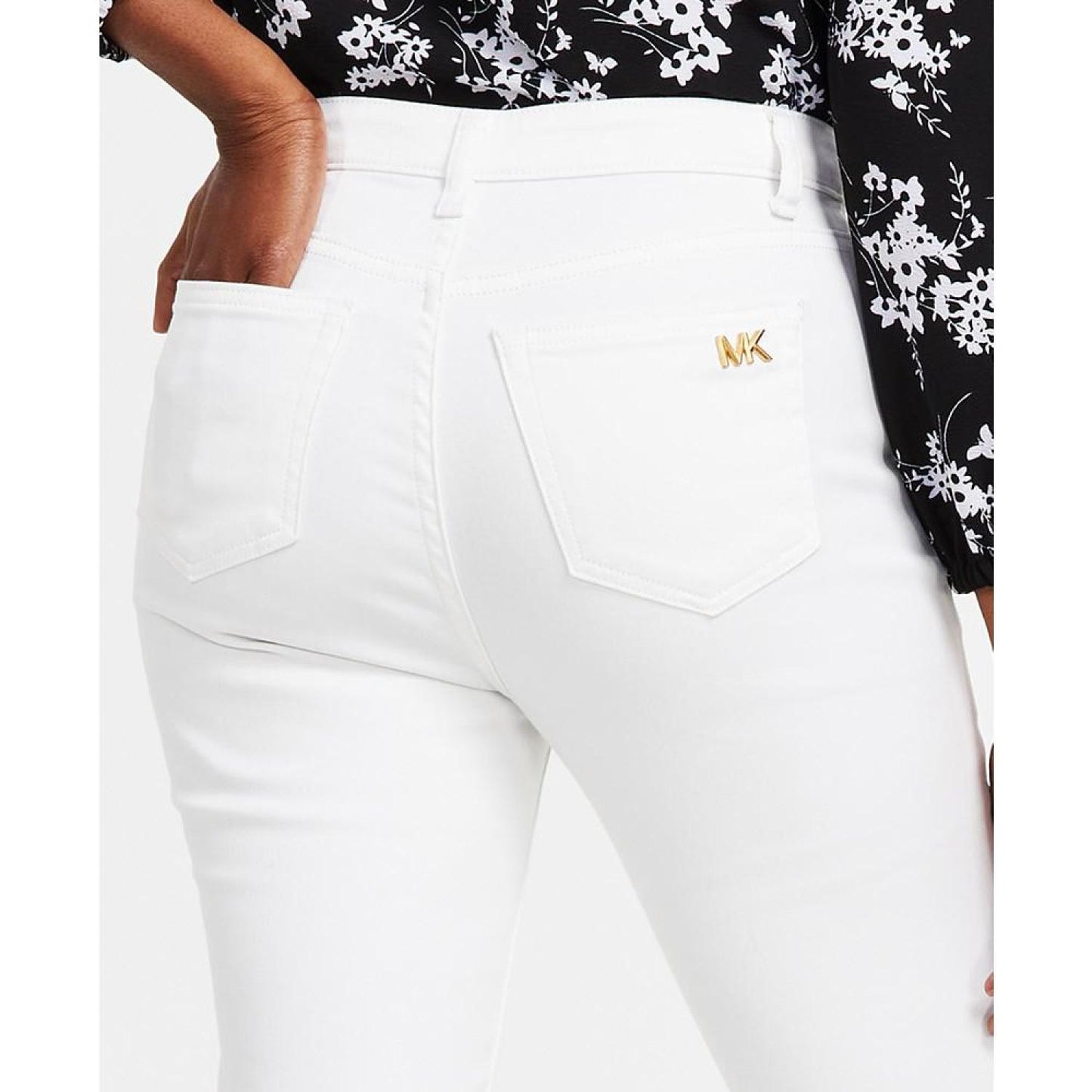 Rolled-Hem Skinny Jeans, 2-