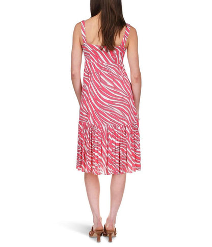 Large Soft Zebra Midi Dress