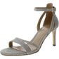 Womens Metallic Ankle Strap Heels