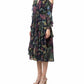 Cold Shoulder Dress In Navy
