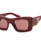 Prada 0PR 13ZS 15D08S Cat eye Sunglasses 50 mm