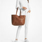 Eliza Extra-Large Leather and Shearling Reversible Tote Bag