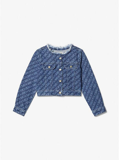 Empire Logo Print Denim Jacket