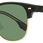 Hugo Boss Men's Browline Sunglasses B1381S 2M2QT Gold/Black 50mm