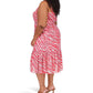 Plus Size Large Soft Zebra Midi Dress