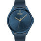 Men's #Smash Blue Stainless Steel Mesh Bracelet Watch 43mm