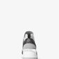 Georgie Stretch Knit and Leather Trainer