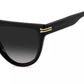 55MM Gradient Oval Sunglasses