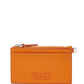 The Leather Top Zip Wristlet