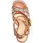 Nelly Crossband Platform Dress Sandals