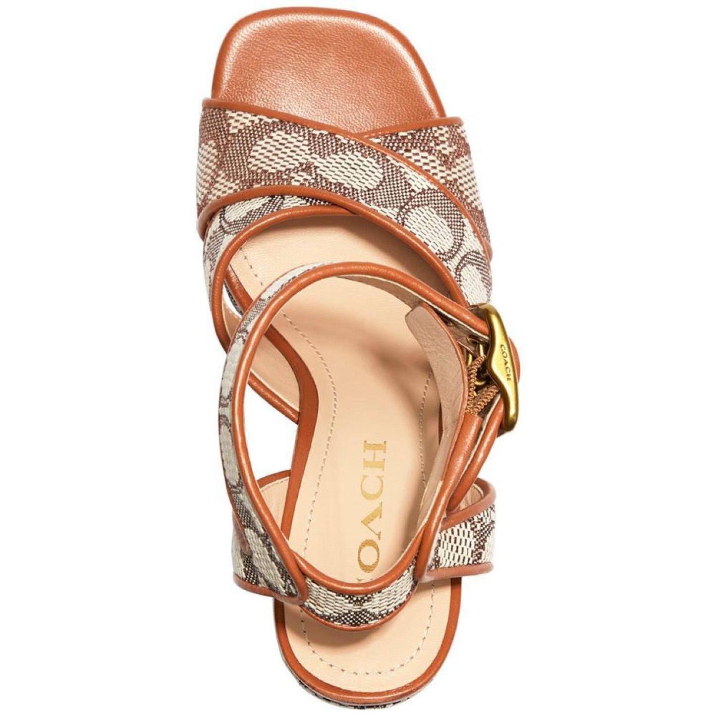 Nelly Crossband Platform Dress Sandals