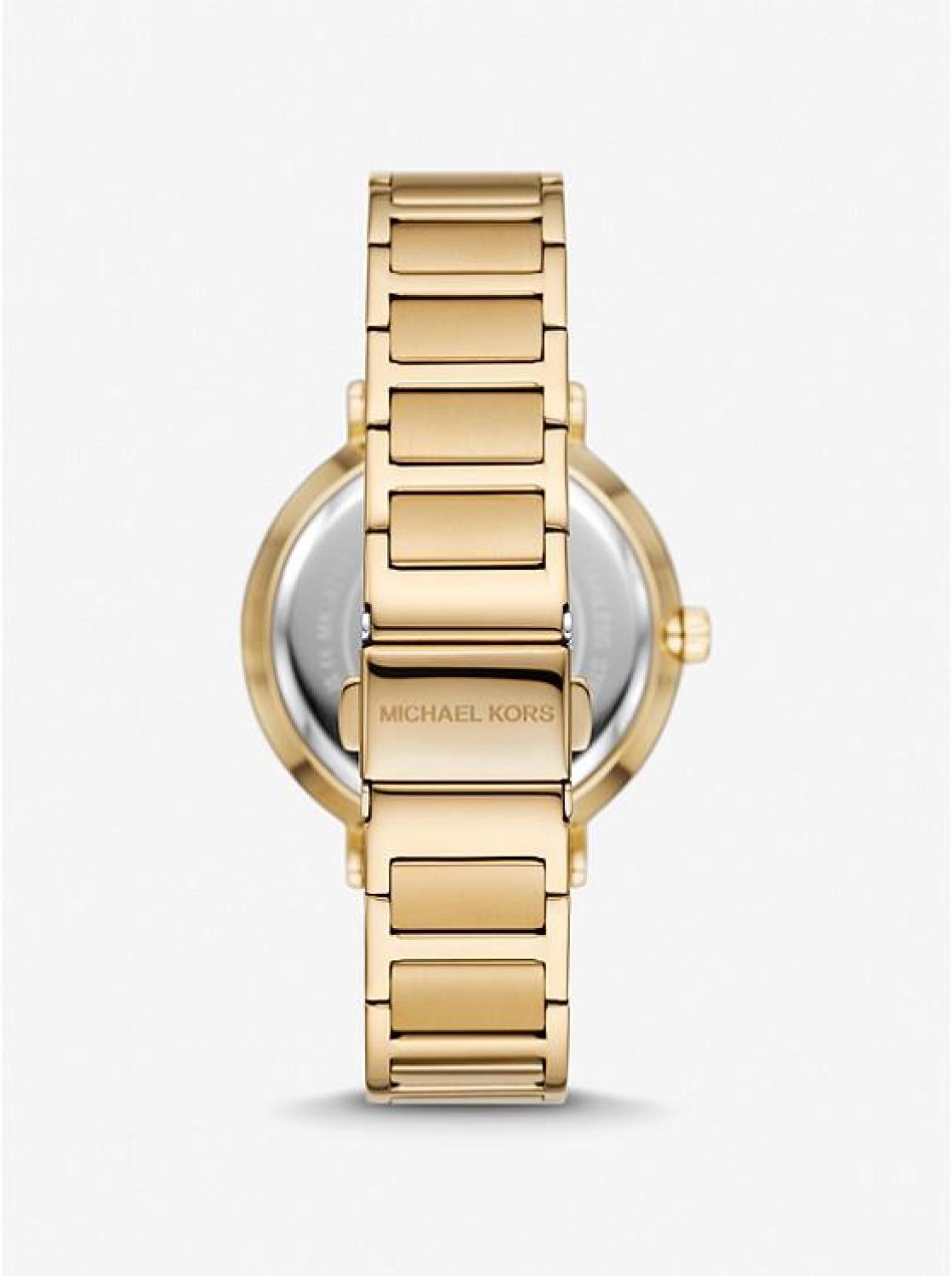 Addyson Gold-Tone Logo Watch