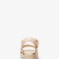 Richie Smooth and Logo Platform Espadrille Sandal