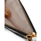 Morgan Painterly Houndstooth Embossed Saffiano Leather Coin Card Case Wristlet