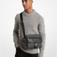 Hudson Signature Logo and Leather Camera Bag
