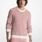 Striped Cotton Blend Sweater