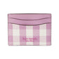 Morgan Gingham Field Printed Pvc Card Holder