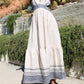 Lamar Maxi Dress In Provence Stripe