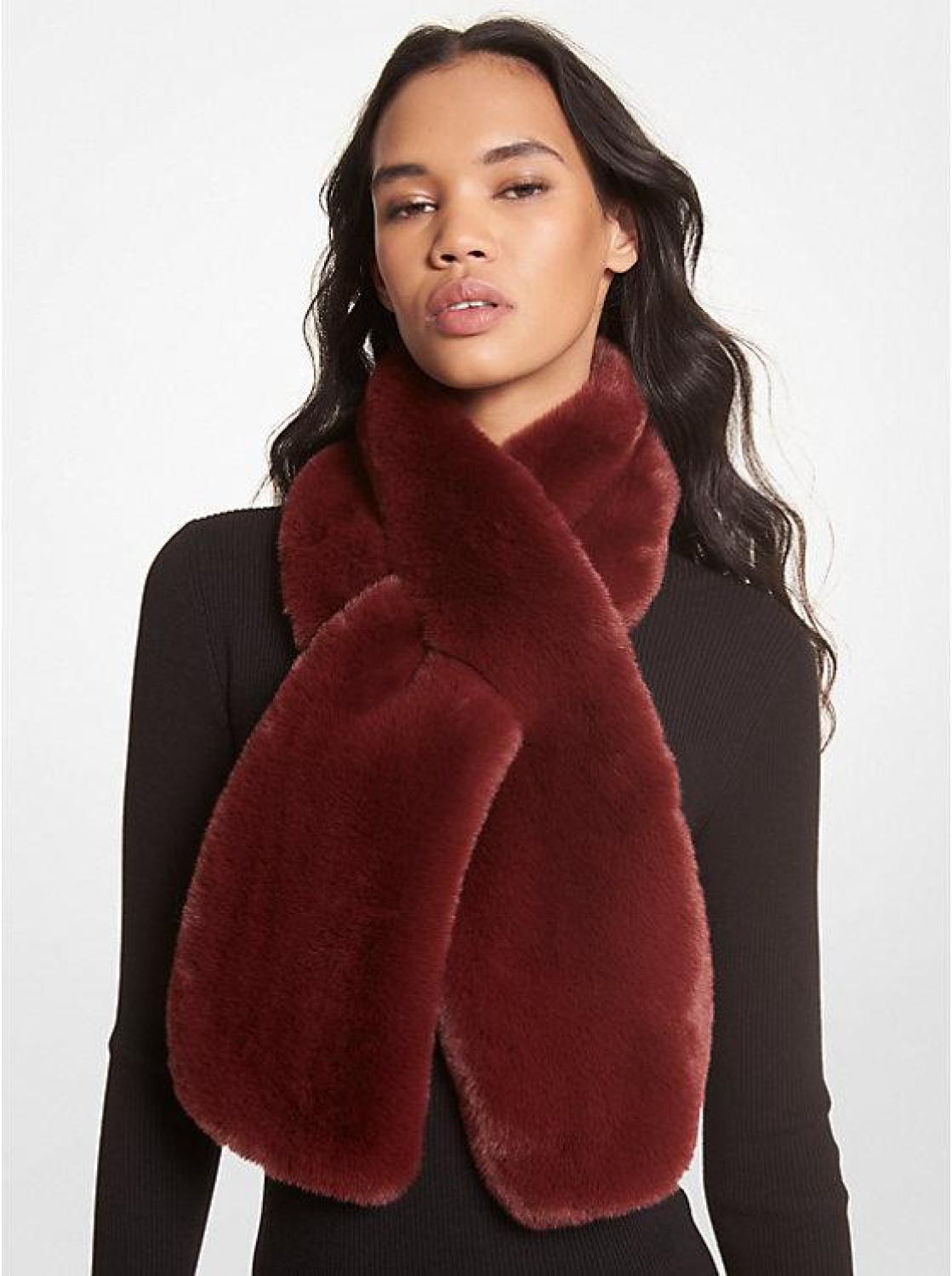 Faux Fur Pull-Through Scarf