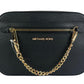 MICHAEL KORS Jet Set Zi Chain   Saffiano Leather Crossbody Bag