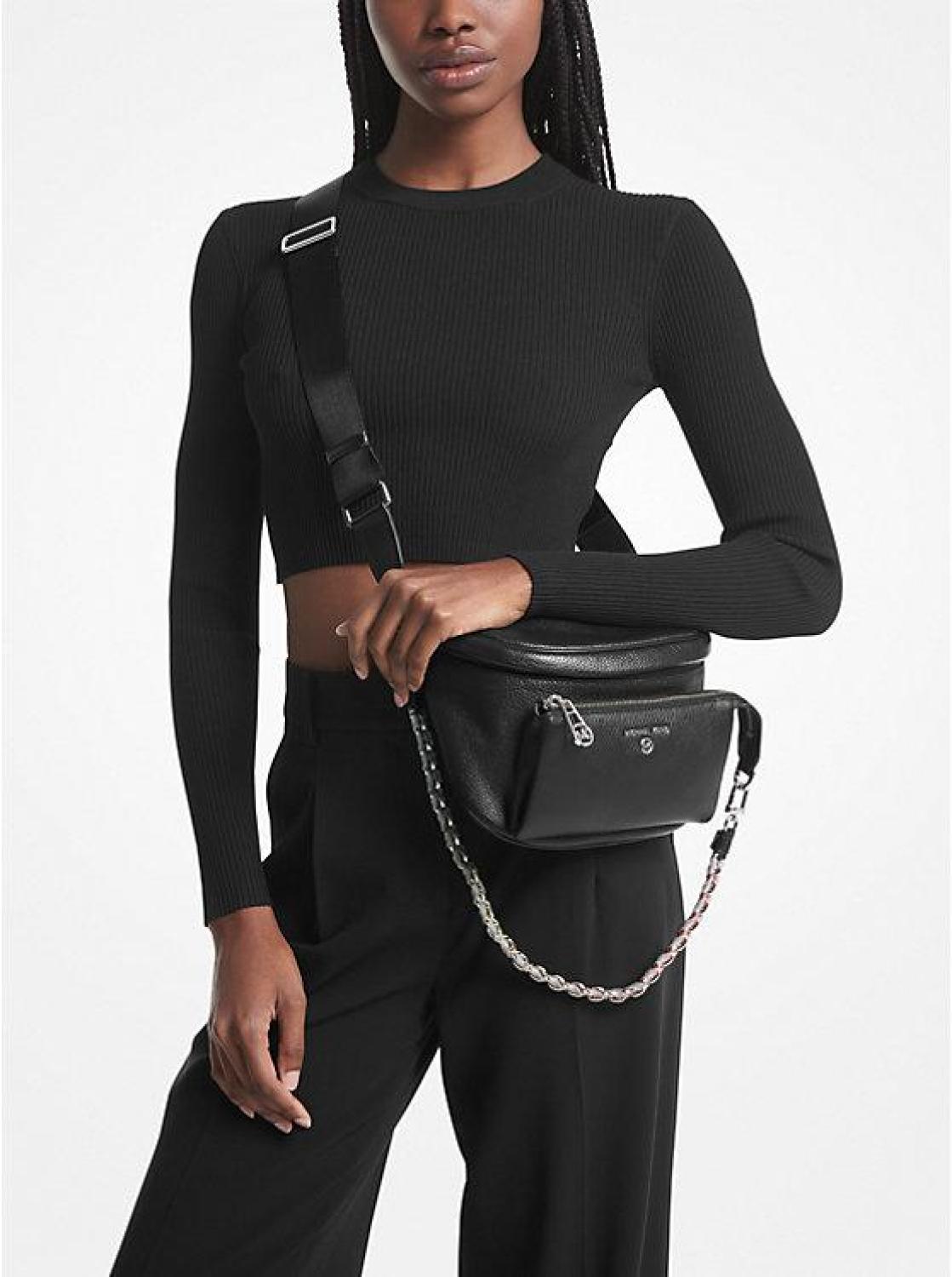 PRIDE Slater Medium Pebbled Leather Sling Pack1