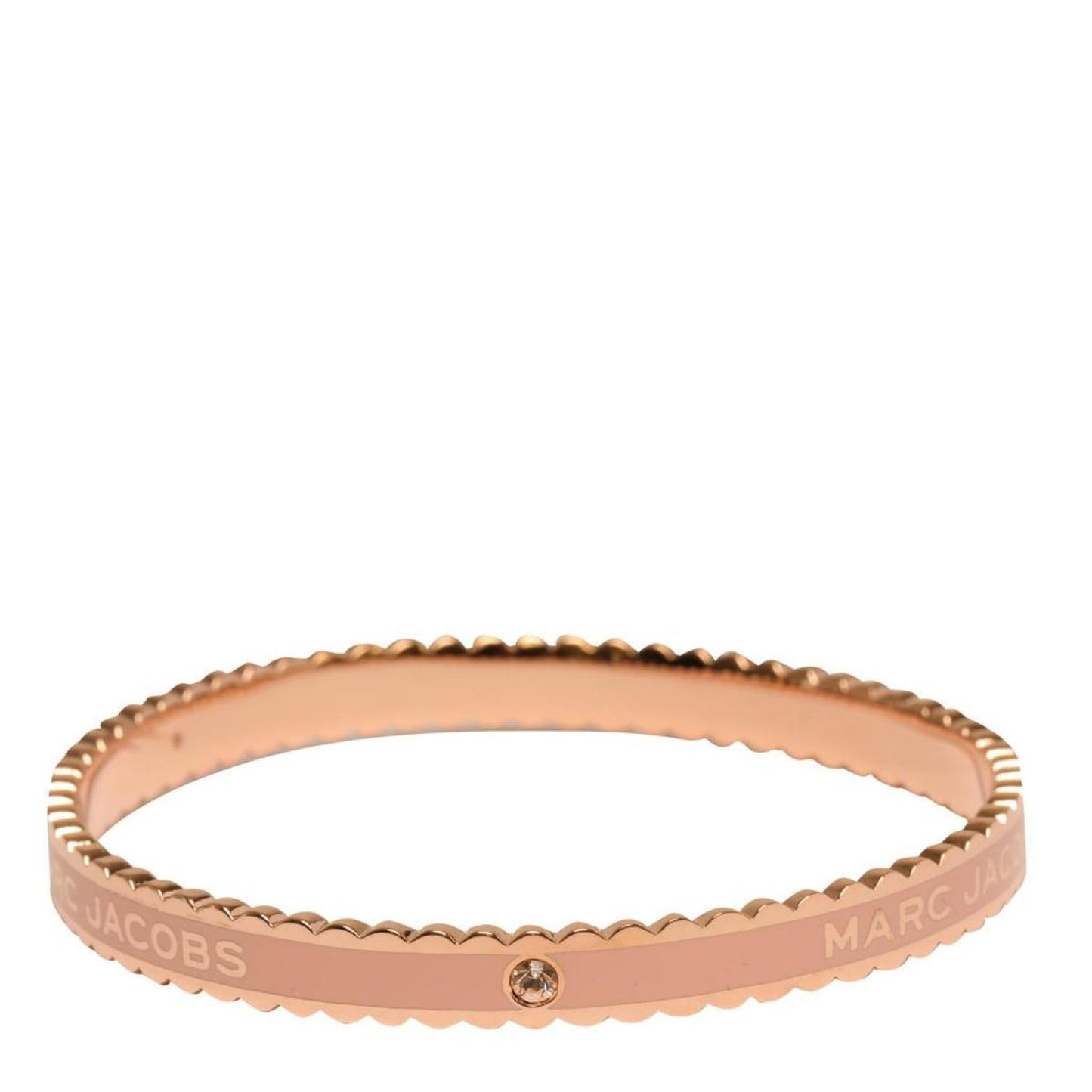 Marc Jacobs The Medallion Scalloped Logo Detailed Bracelet